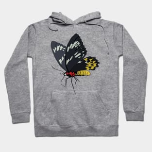 Animal Vignette : Butterfly Portrait Hoodie